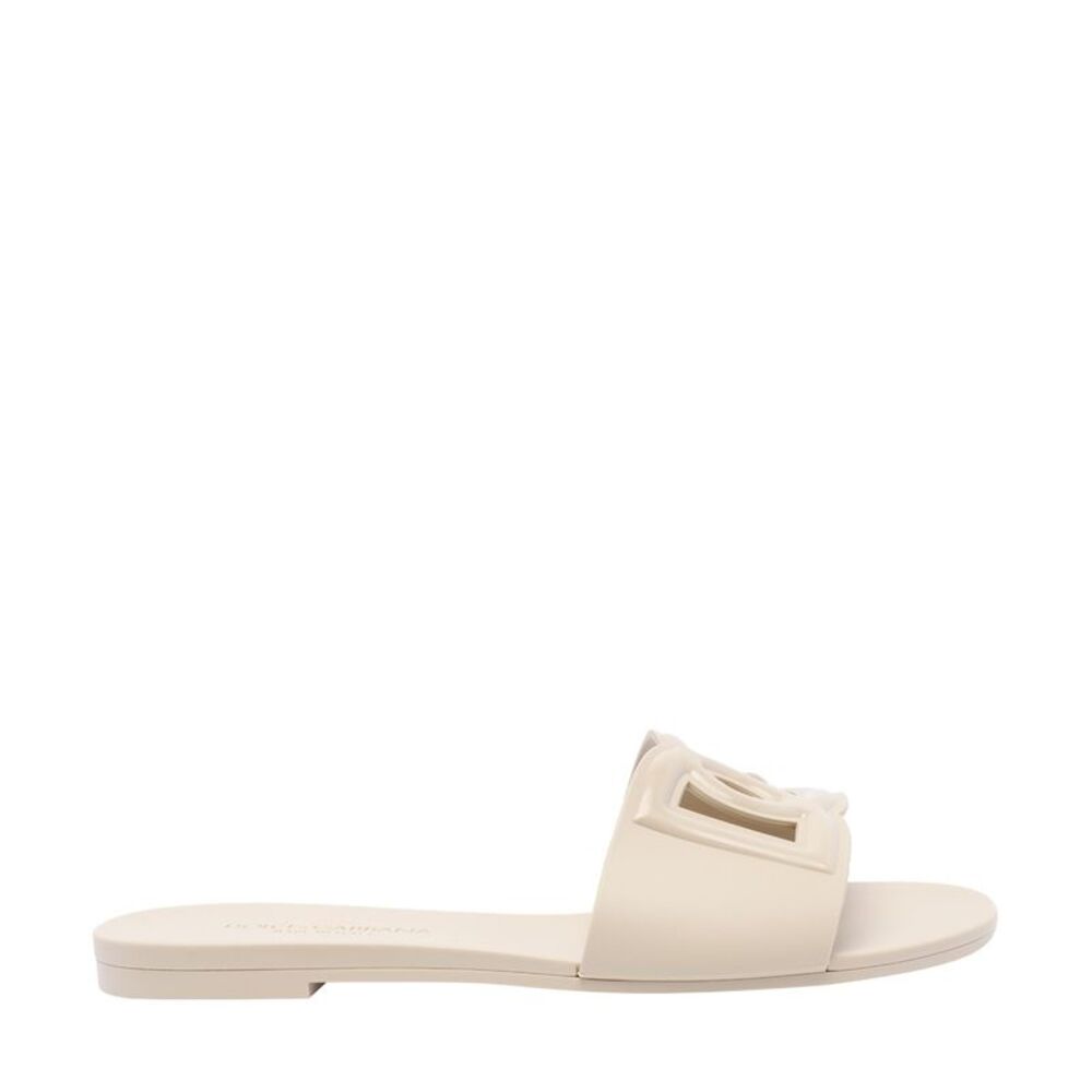 Dolce&Gabbana Women Dg Logo Beachwear Rubber Slide Sandals